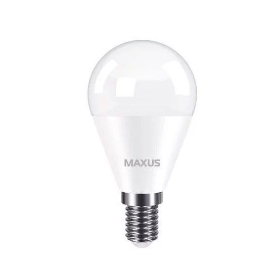 Лампа світлодіодна LED MAXUS G45 7W 4100K 220V E14 (1-LED-752)