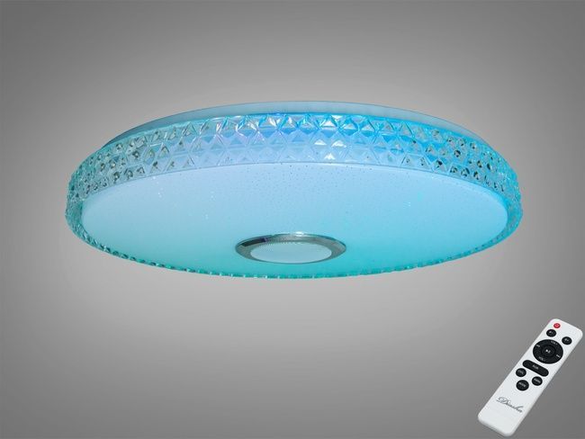 Стельова люстра LED біла 80 Вт RGB Bluetooth TUYA, TUYA додаток