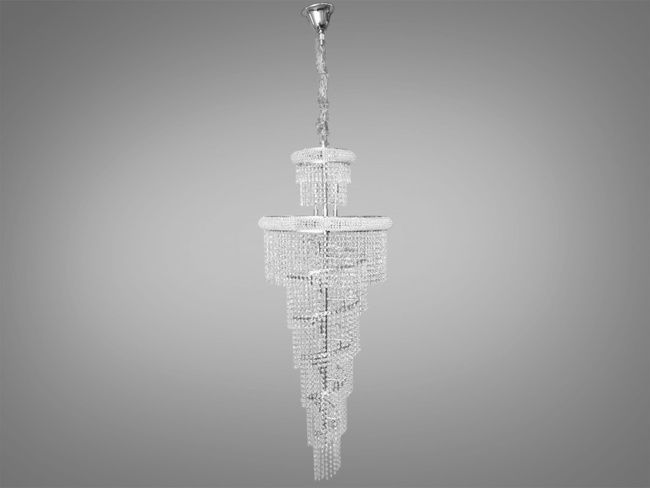 Современная хрустальная люстра