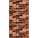 R179-2-3 Панель стінова у рулоні 3D 700мм*3,08м*2мм BROWN (цегла) (D) SW-00002537, Бежевий, Бежевий