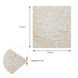 Панель стінова самоклеюча декоративна 3D камінь Бежева рвана цегла 700х770х5мм (157), Бежевий, Бежевий