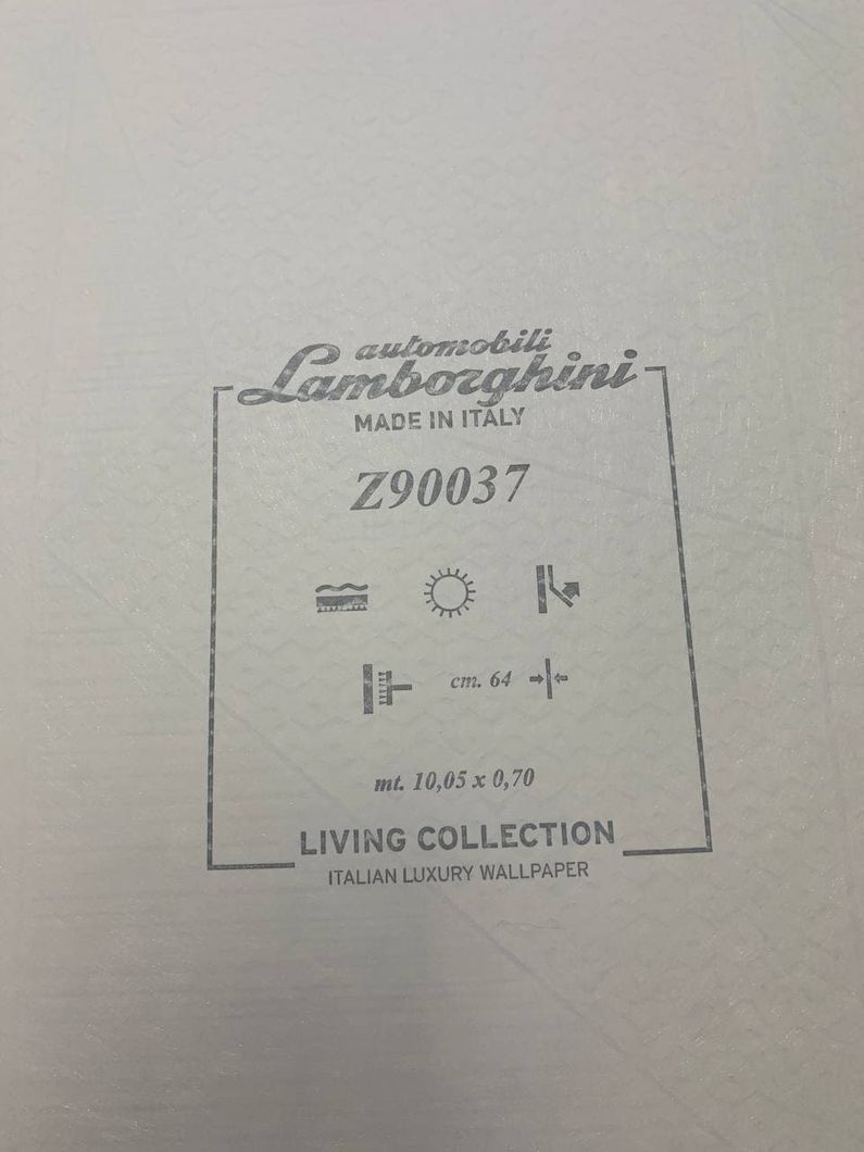 Обои виниловые на флизелиновой основе Zambaiti Parati Lamborghini 2 бежевый 0,70 х 10,05м (Z90037)