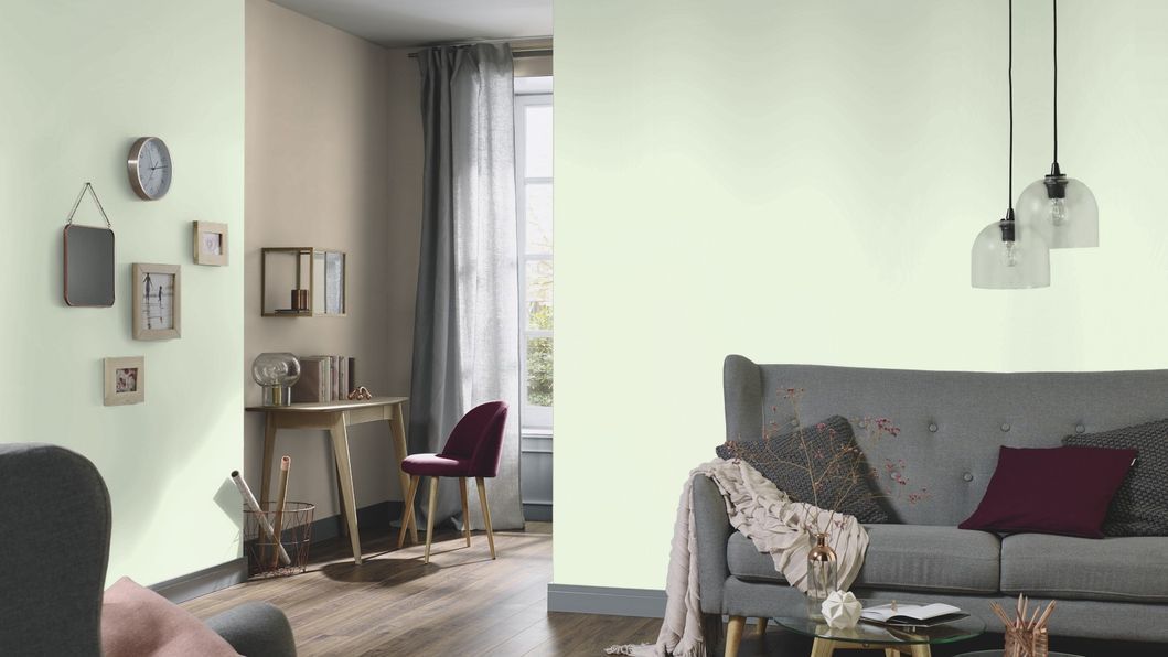 Обои виниловые на флизелиновой основе Erismann Elle Decoration светло-зелёный 1,06 х 10,05м (12089-35)