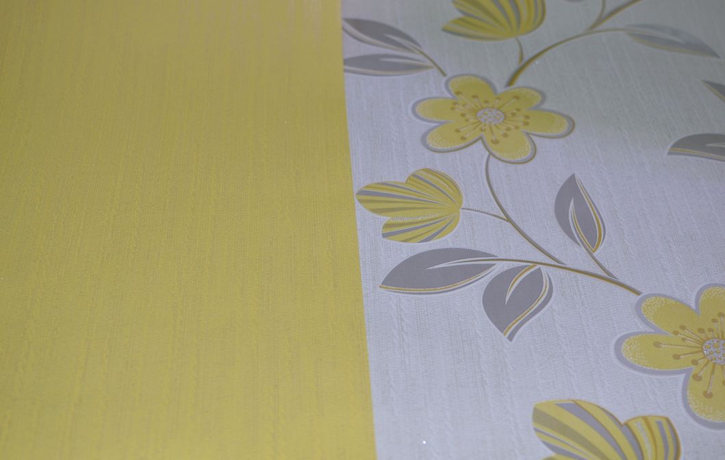 Шпалери акрилові на паперовій основі Слобожанські шпалери жовтий 0,53 х 10,05м (431-21)