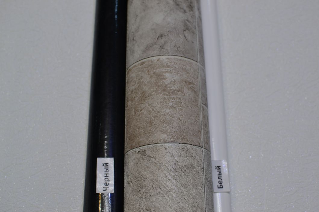 Шпалери вінілові на паперовій основі супер мийка Слов'янські шпалери Expromt В49,4 Плитка кавовий 0,53 х 10,05м (5702-06)