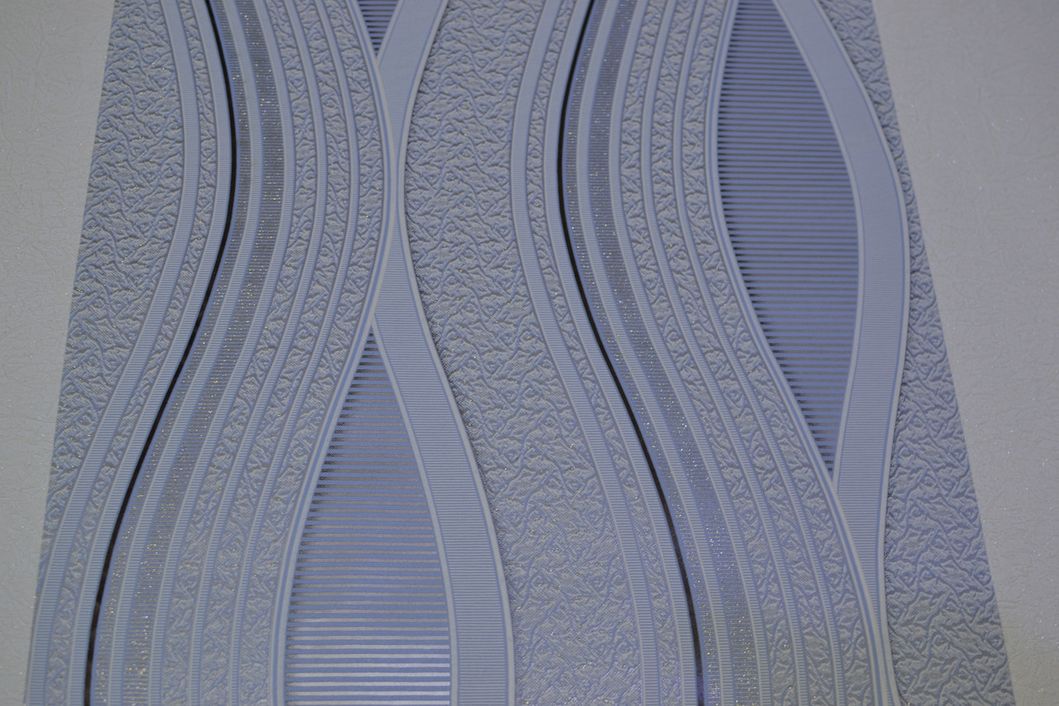 Шпалери вінілові на паперовій основі Слов'янські шпалери Comfort В53,4 Чарівниця 2 блакитна 0,53 х 10,05м (5688-03)
