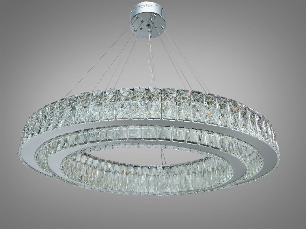 Люстра хрустальная LED Diasha хром 152Вт пульт