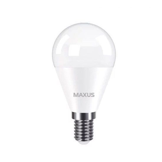 Лампа світлодіодна LED MAXUS G45 5W 4100K 220V E14 (1-LED-744)