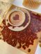 Клейонка на стіл ПВХ на нетканій основі Кава кекси коричневий 1,37 х 1м (100-218), Коричневий, Коричневий