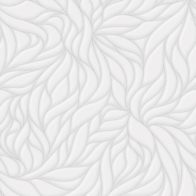 Обои виниловые на флизелиновой основе SINTRA Bloom Leaves светло-серые 1,06х10,05м (452943), Светло-серый, Светло-серый, +