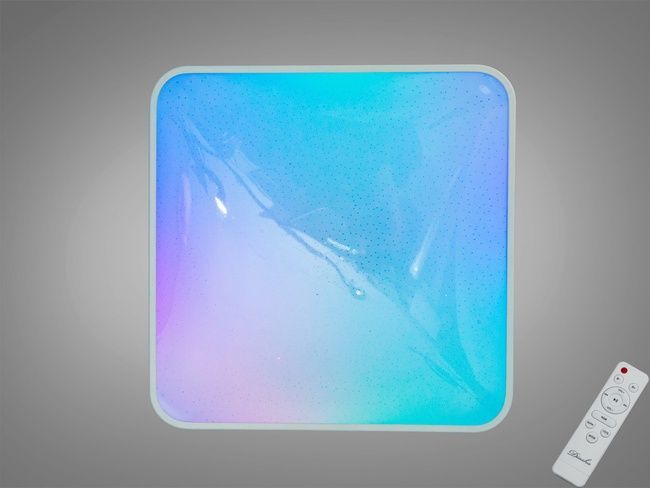 Люстра стельова Diasha Смарт біла RGB 70 Вт 12 м2, I-LINK додаток