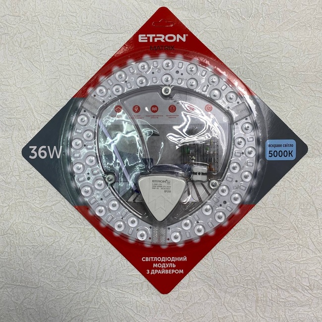 Светодиодный модуль с драйвером 48W 5000K IP20 TM ETRON USD (1-EMP-278)