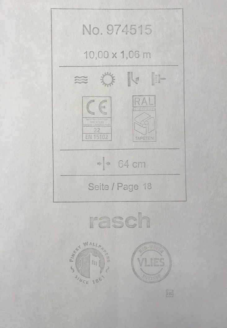 Обои виниловые на флизелиновой основе Rasch Clouds коричневий 1,06 х 10,00м (974515)