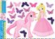 Наклейка декоративная Label №1 Принцесса с пони (2249 - 1)