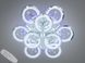 Потолочная LED-люстра с диммером и подсветкой, 90W