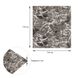 Панель стінова самоклеюча декоративна 3D Сіра рвана цегла 700х770х5мм (158), Серый, Сірий
