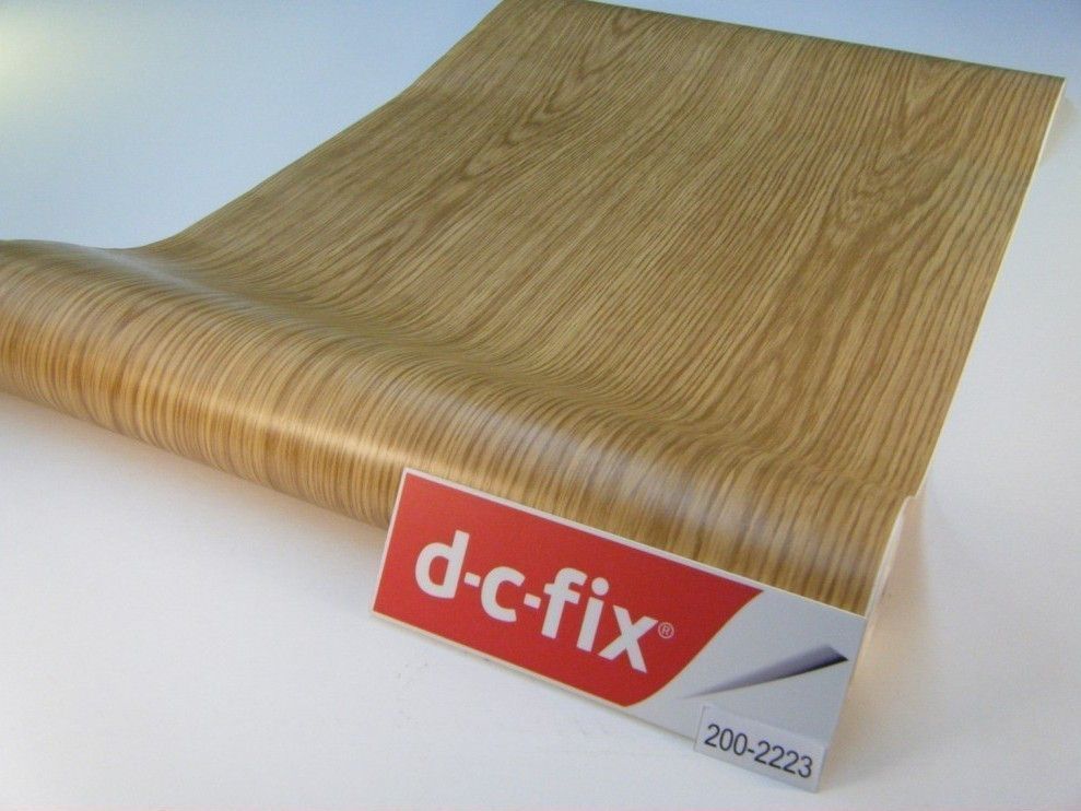 Самоклейка декоративная D-C-Fix Дуб японский коричневый полуглянец 0,45 х 15м (200-2223), Коричневый, Коричневый