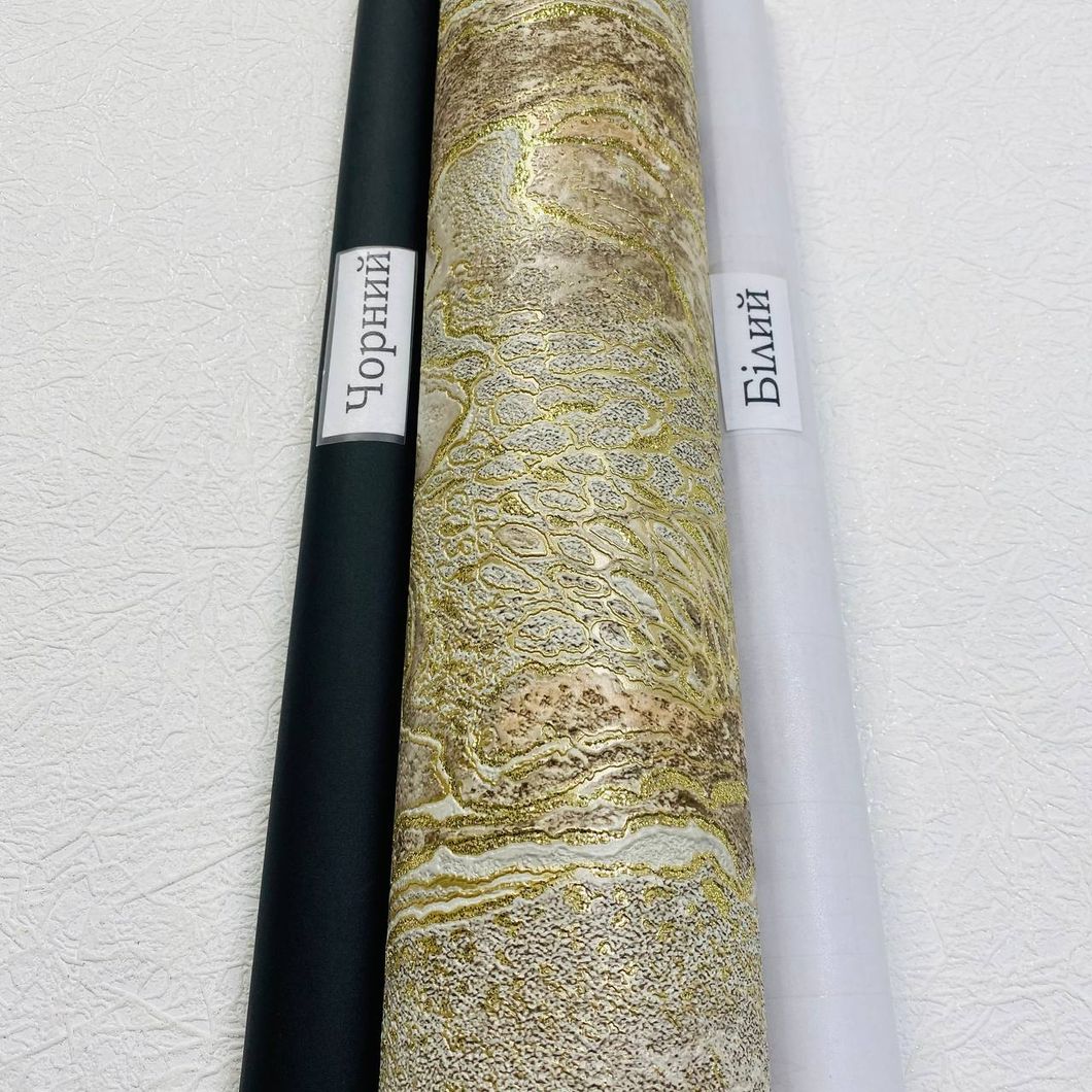 Шпалери вінілові на паперовій основі супер мийка Слов'янські шпалери коричневий Expromt В38 Анорія 1,06 х 10,05м (5805-12)