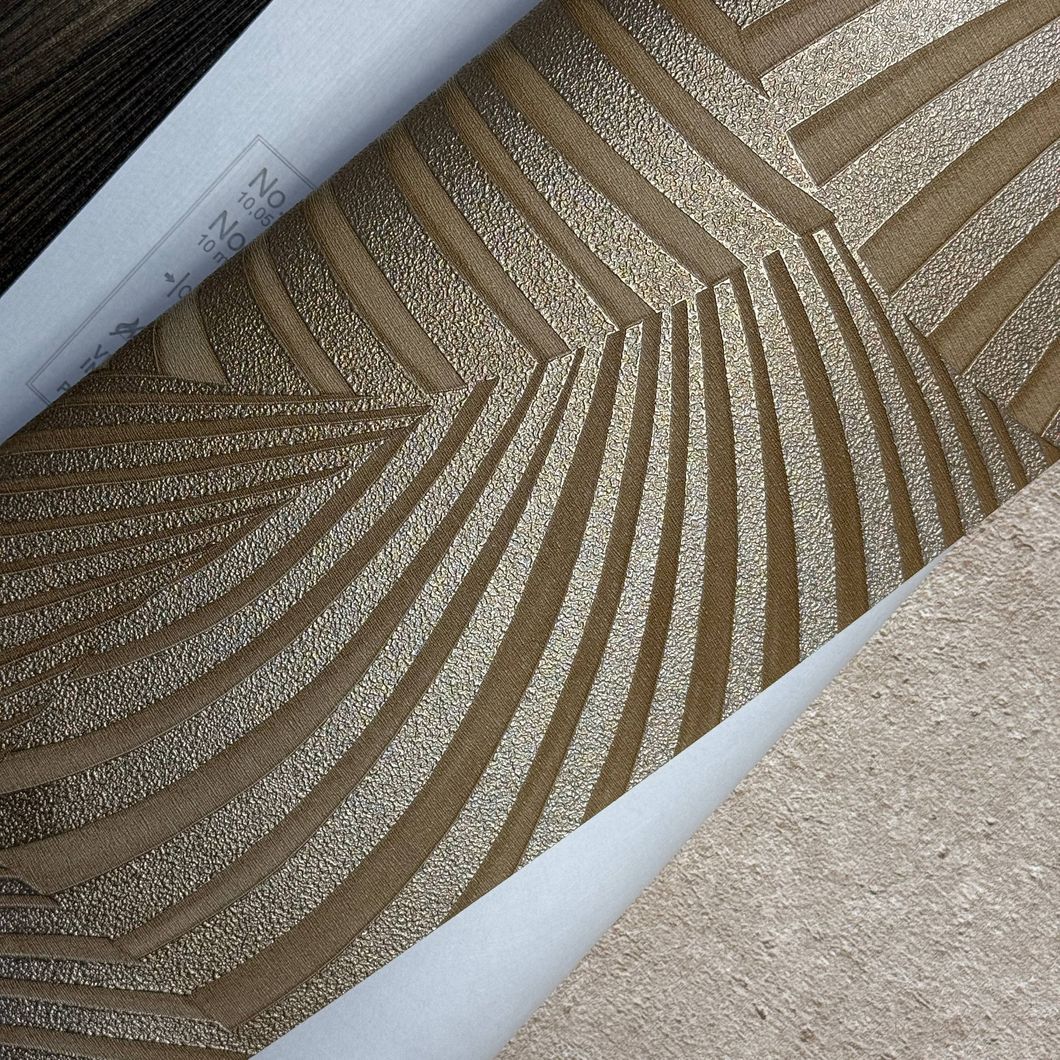 Обои виниловые на флизелиновой основе золотистые Erismann Fashion for Walls 5 1,06 х 10,05м (12253-30)