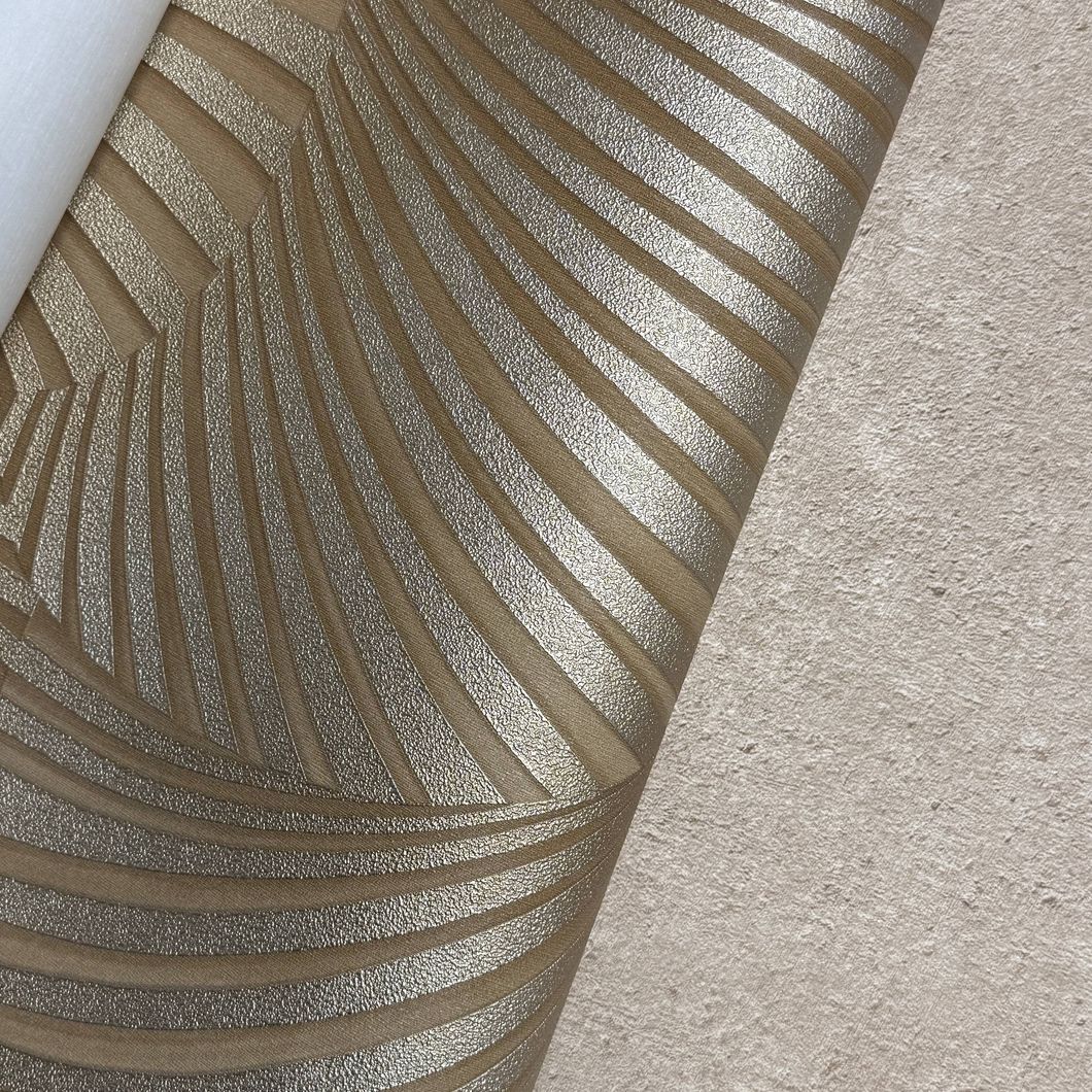 Обои виниловые на флизелиновой основе золотистые Erismann Fashion for Walls 5 1,06 х 10,05м (12253-30)