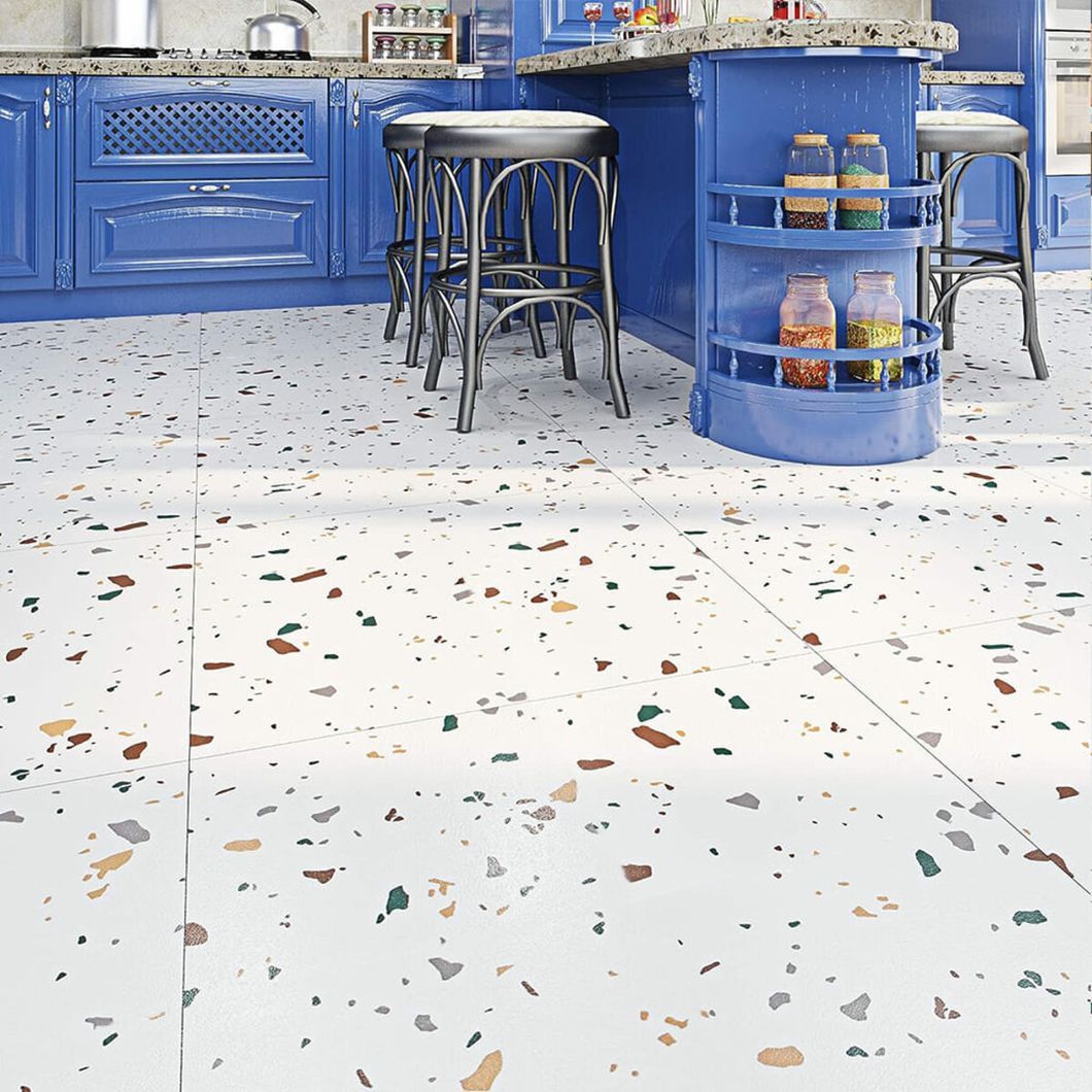 Самоклеящаяся LVT плитка 600*600*1.5mm (D) SW-00001592, Разные цвета, Разные цвета