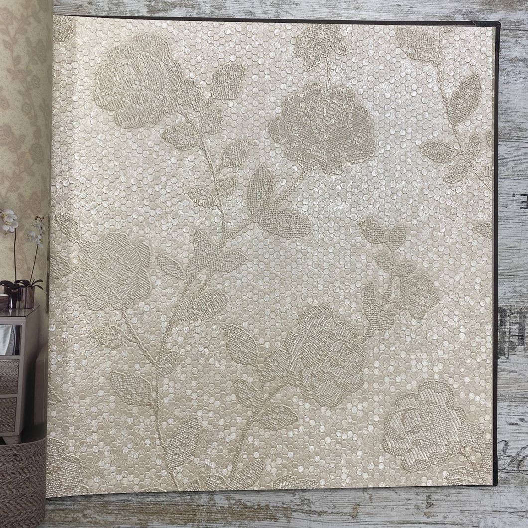 Шпалери вінілові на флізеліновій основі AdaWall Signature кремовий 1,06 х 10,05м (1010-2)
