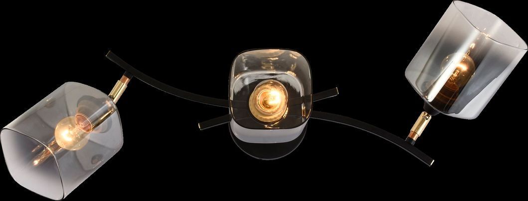 Декоративная люстра INTEREES IS XA1439/3 Черный+Золотой, Черный