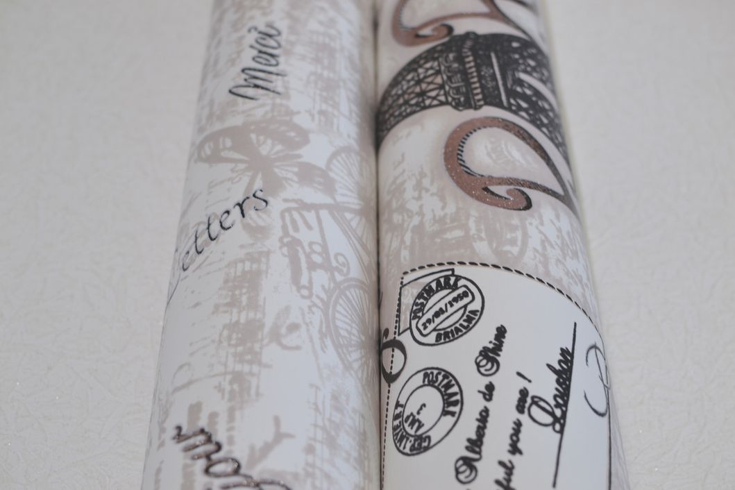 Обои виниловые на бумажной основе супер мойка Vinil Авеню Декор бежевый 0,53 х 10,05м (1-0670)