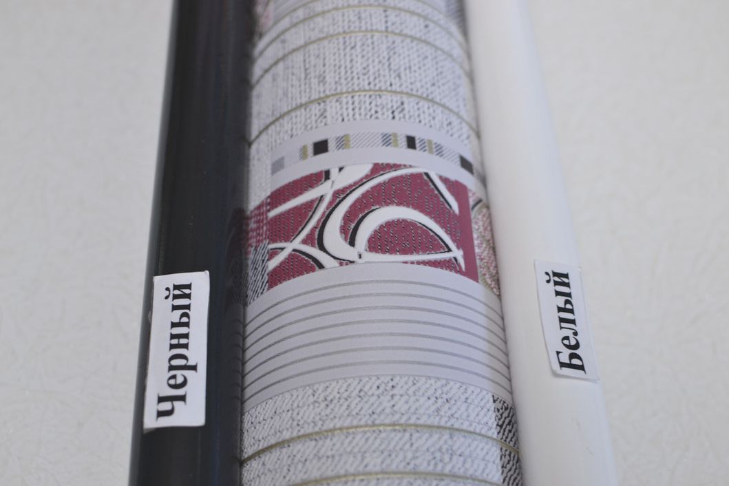 Шпалери вінілові на паперовій основі Слов'янські шпалери Comfort В53,4 Кострич бордовий 0,53 х 10,05м (5705-06)