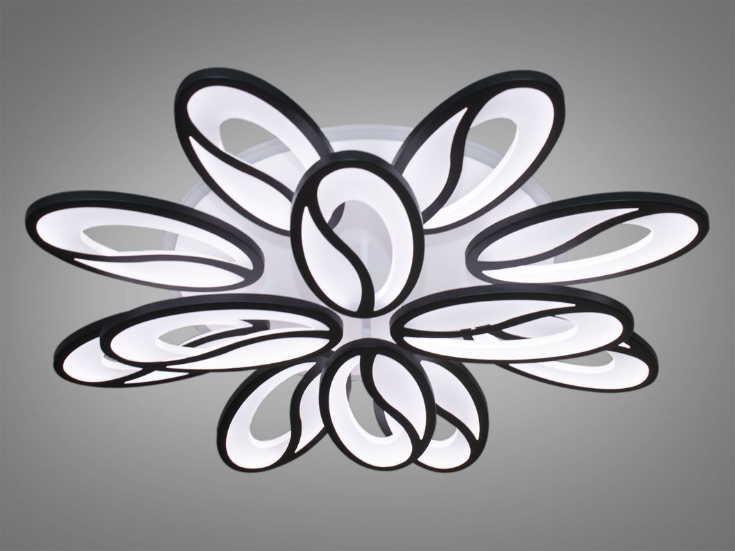 Потолочная LED-люстра с диммером и подсветкой, 190W