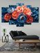 Модульная картина MAKO " Цветочный калейдоскоп " 80x125 см MK50592
