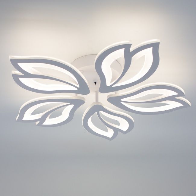 Керована світлодіодна люстра ASTRA 60W 5F 560x95-WHITE-220-IP20, Білий