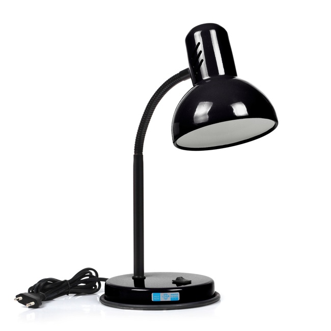 Лампа настільна LOGA E27 Чорний Е27 (L-4), Черный, Чорний
