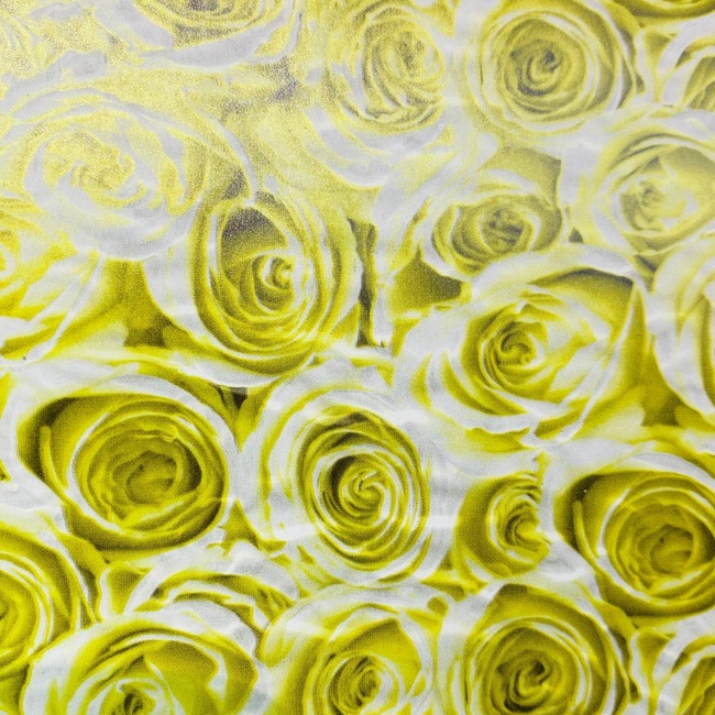Самоклейка декоративна GEKKOFIX жовті троянди напівглянець 0,45 х 15м (12858)