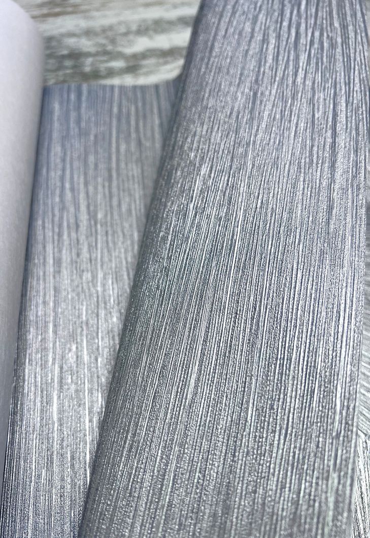 Обои виниловые на флизелиновой основе Erismann Fashion for Walls 3 серебристый 1,06 х 10,05м (12103-29)