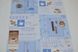 Шпалери вологостійкі на паперовій основі Слов'янські шпалери Venice В56,4 Еспрессо блакитний 0,53 х 10,05м (502-08),