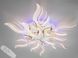 Потолочная люстра с диммером и LED подсветкой, цвет хром, 165W