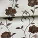 Шпалери паперові Континент Деми коричневі квіти на бежевому фоні0,53 х 10,05м (1263)