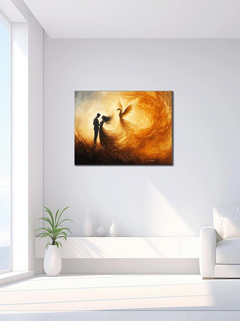 Картина на холсте МАKO " Жар-птица любви " 50x70 см MK10569_5070