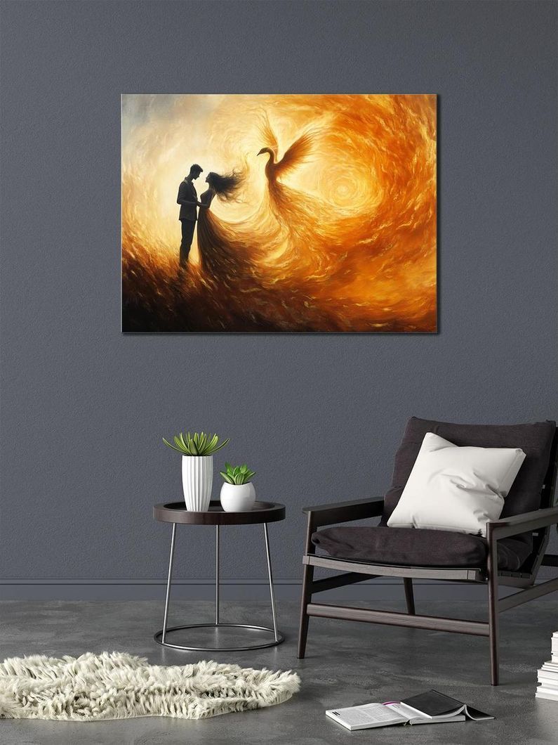 Картина на холсте МАKO " Жар-птица любви " 50x70 см MK10569_5070