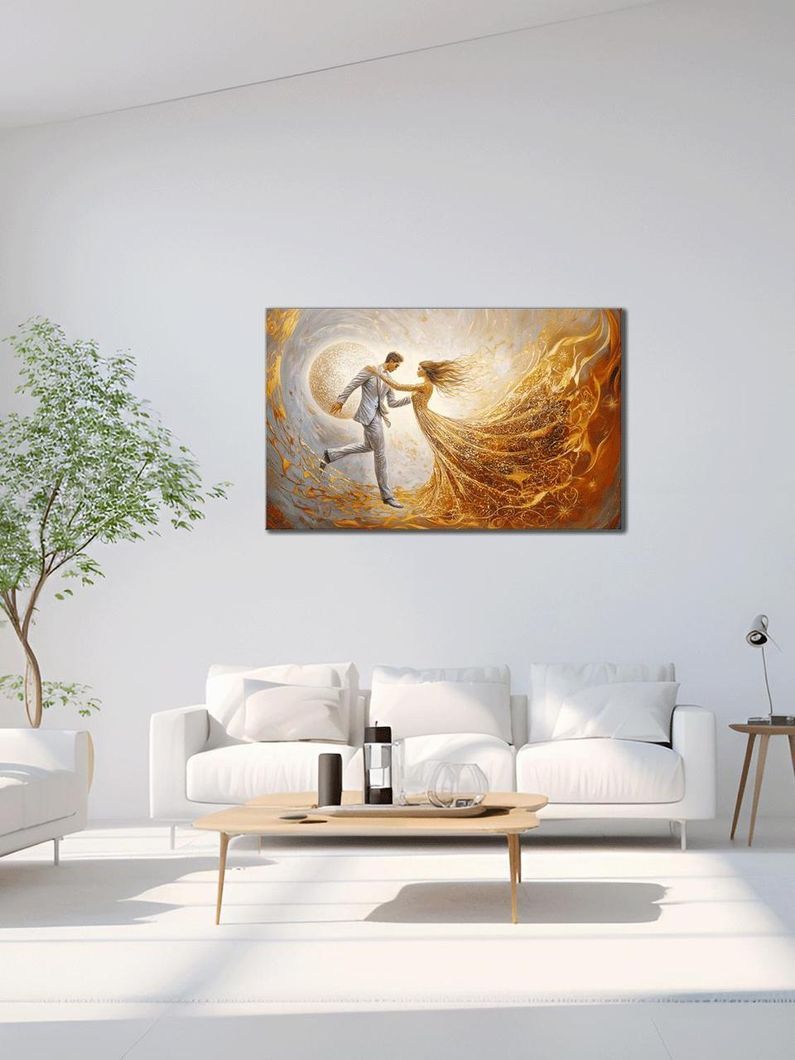 Картина на холсте МАKO " Танец любви " 60x100 см MK10588
