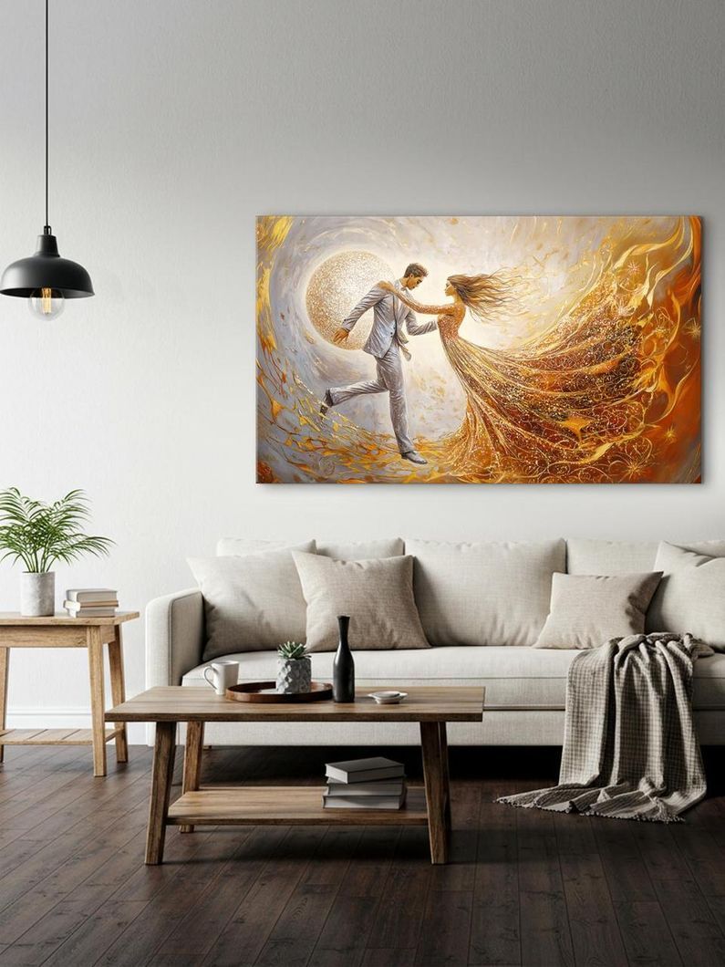Картина на холсте МАKO " Танец любви " 60x100 см MK10588
