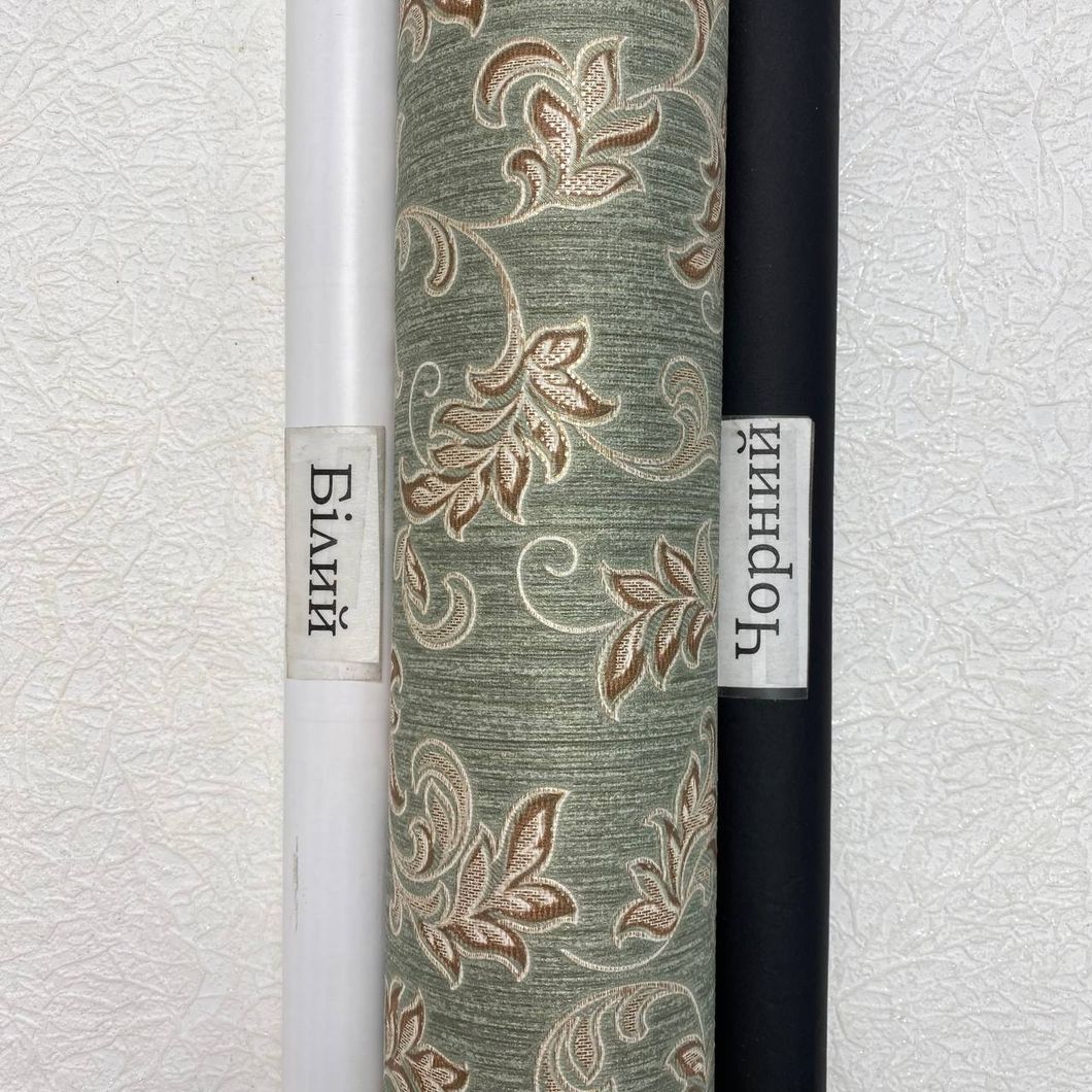 Шпалери дуплексні на паперовій основі Зелені Слов'янські шпалери Gracia В64,4 Рауль 0,53 х 10,05м (8132-06)