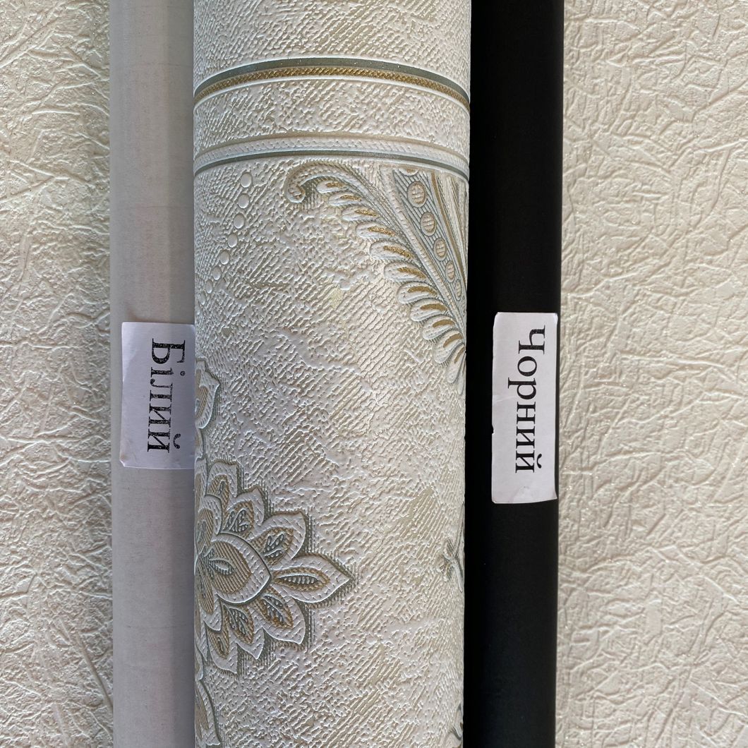 Обои виниловые на бумажной основе Славянские обои Comfort В58,4 Элеонора2 бежевый 0,53 х 10,05м (9441-04)