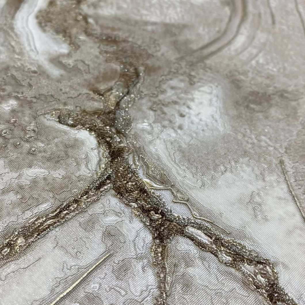 Обои виниловые на флизелиновой основе Emiliana Parati Carrara тёмно-бежевый 1,06 х 10,05м (84652)