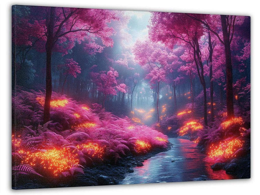 Картина на холсте МАKO " Магический лес " 60x100 см MK10535