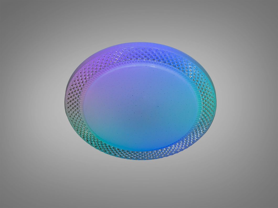 Люстра потолочная Diasha Смарт белая RGB 70 Вт 12 м2, I-LINK додаток