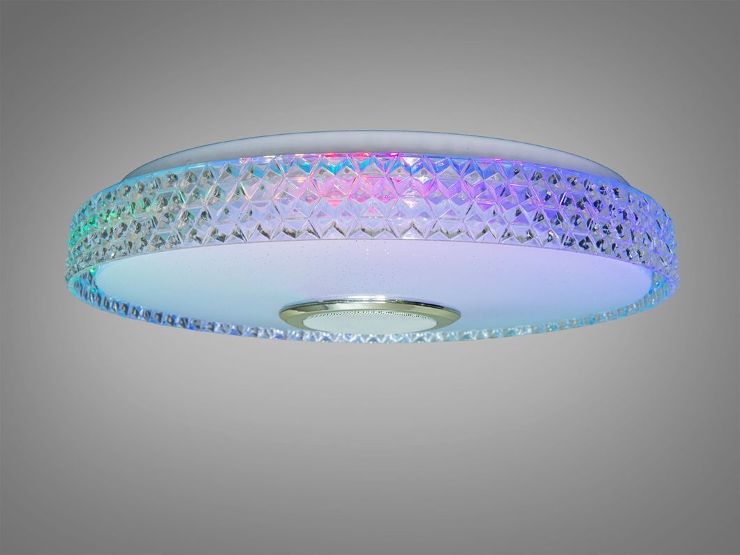 Люстра потолочная смарт Diasha белая 70 Вт RGB BT, TUYA додаток