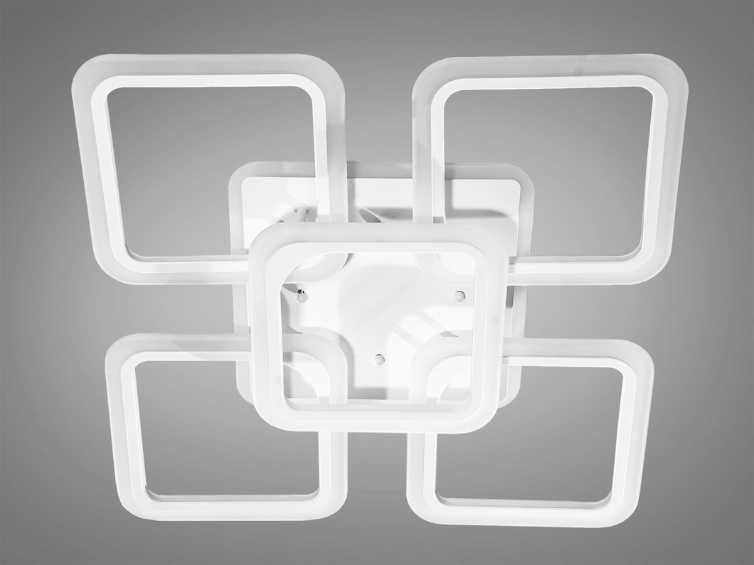 Потолочная LED люстра с димером и цветной подсветкой 125W
