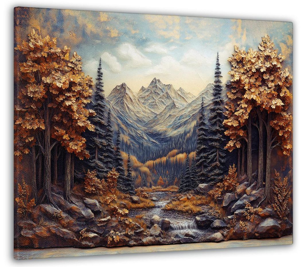 Картина на холсте МАKO " Золотая осень " 50x70 см MK10515_5070